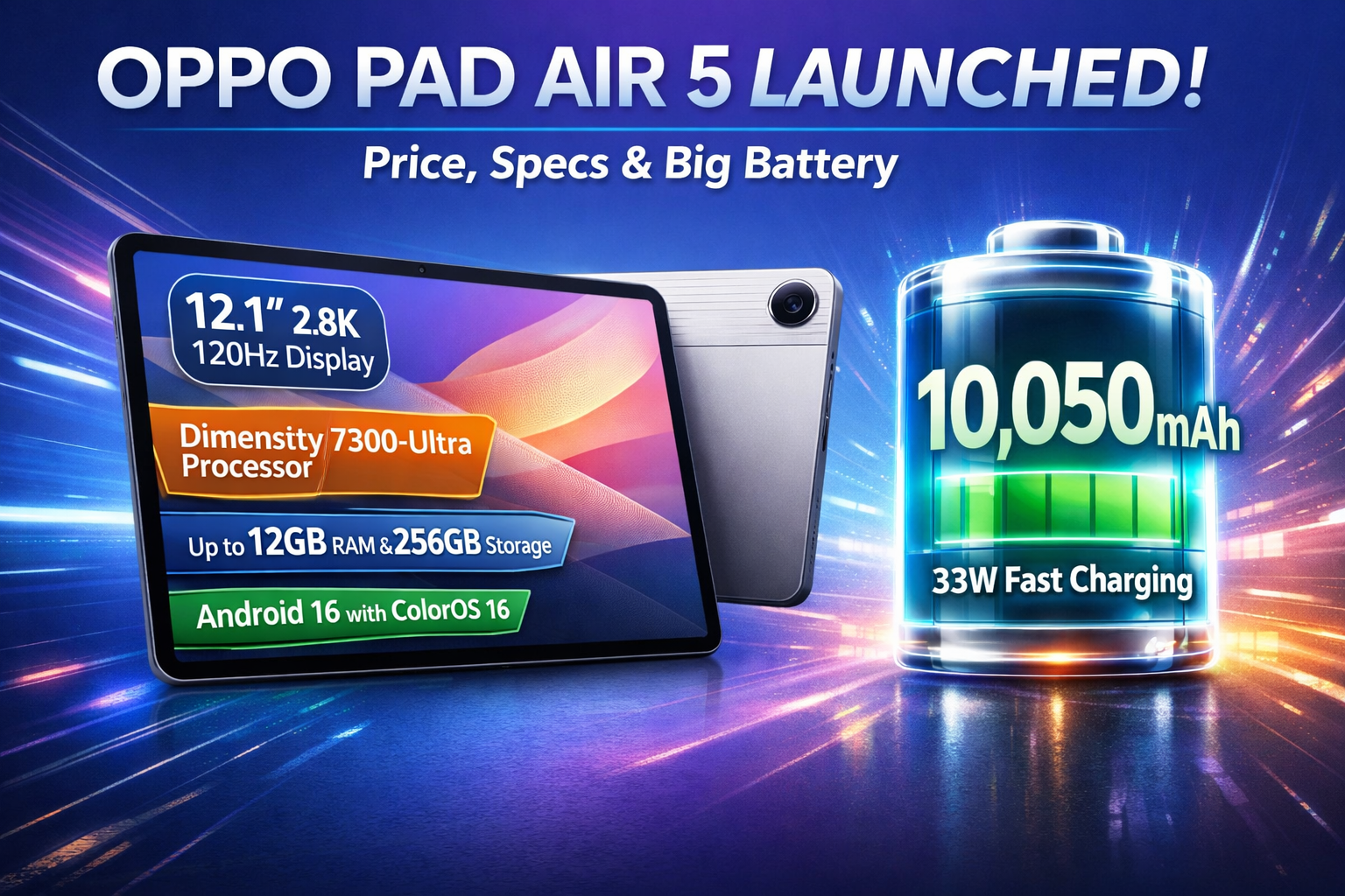 Oppo Pad Air 5 Launched